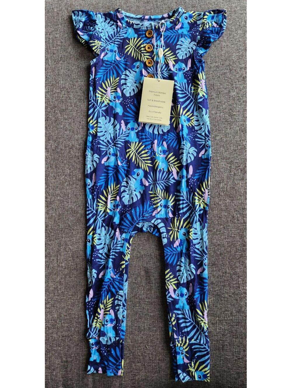 Bamboo lilo and stitch romper